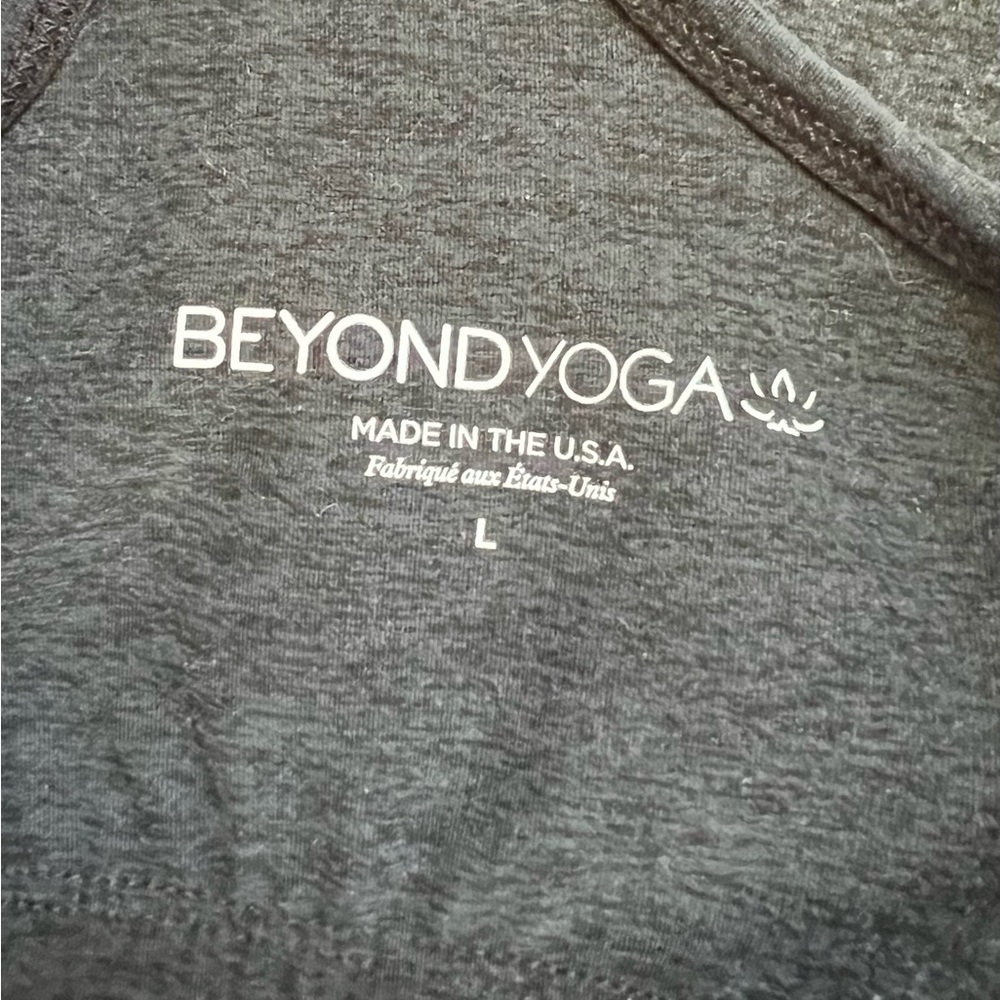 Beyond Yoga Charcoal Grey Movement Halter Top Mini Dress NWOT Size L - Picture 4 of 5
